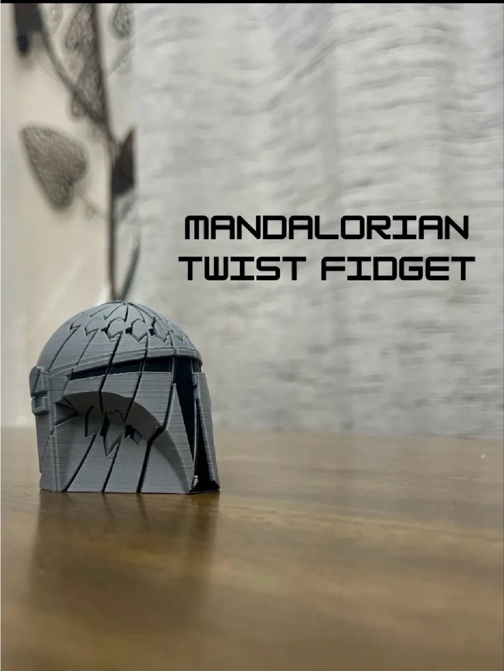 Mandalorian Twist Fidget - Gray